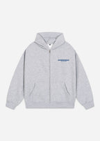 PEGASUS ZIP UP HOODIE GREY