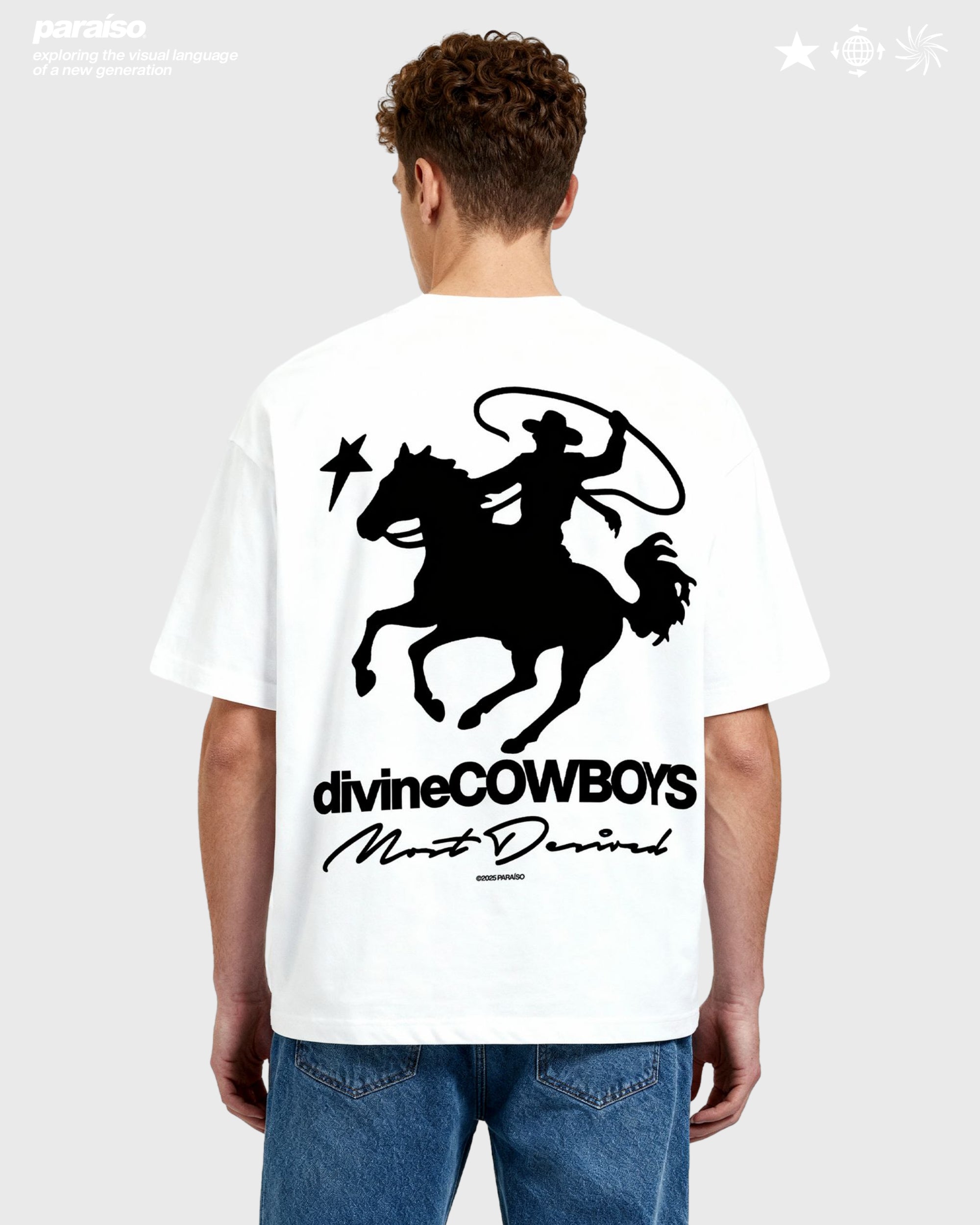 DIVINE COWBOYS TEE