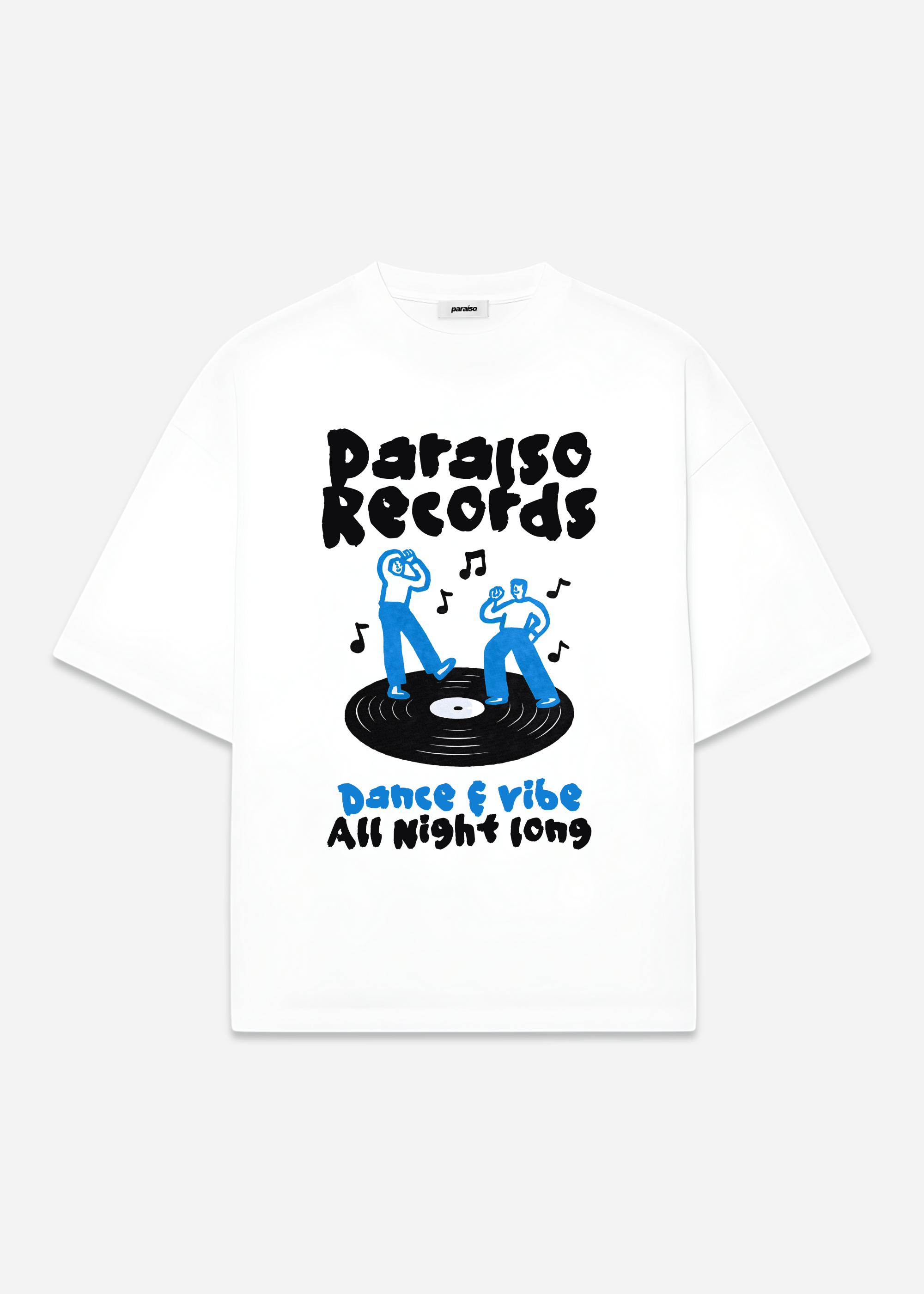 DANCING AND VIBE TEE WHITE