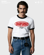 70's RINGER TEE WHITE