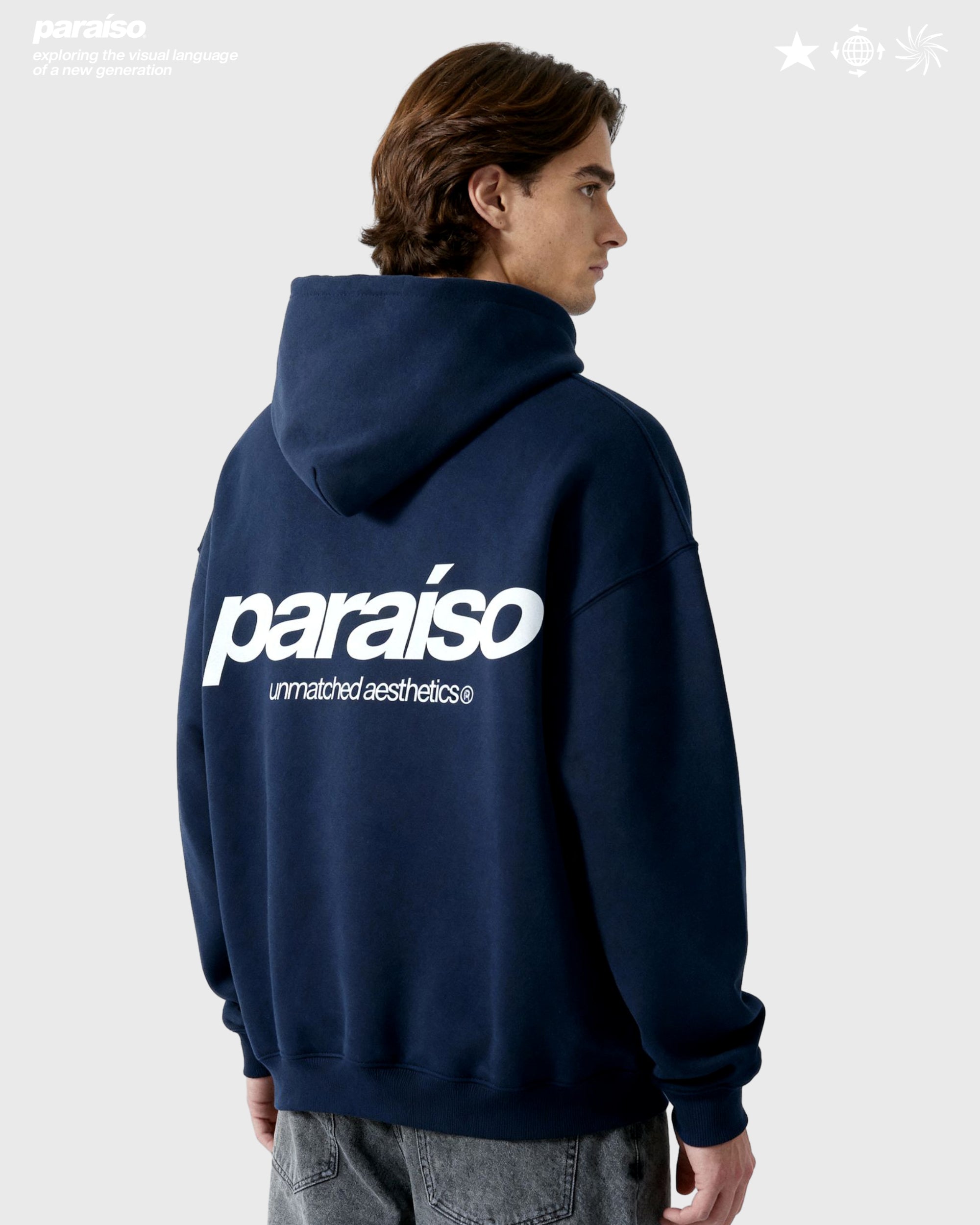 UNMATCHED AESTHETICS HOODIE NAVY