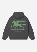 PEGASUS ZIP UP HOODIE CHARCOAL
