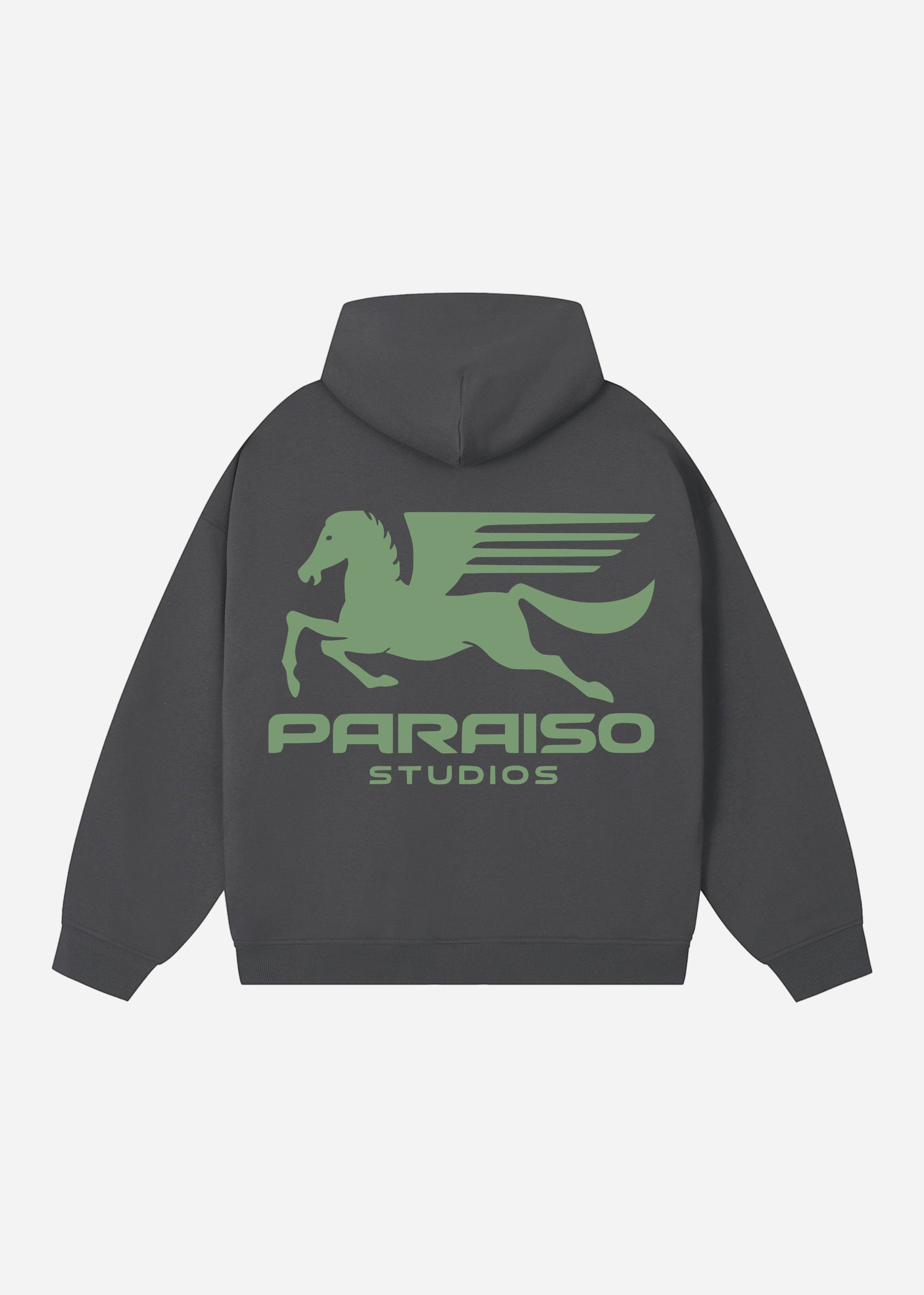 PEGASUS ZIP UP HOODIE CHARCOAL