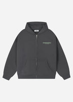 PEGASUS ZIP UP HOODIE CHARCOAL