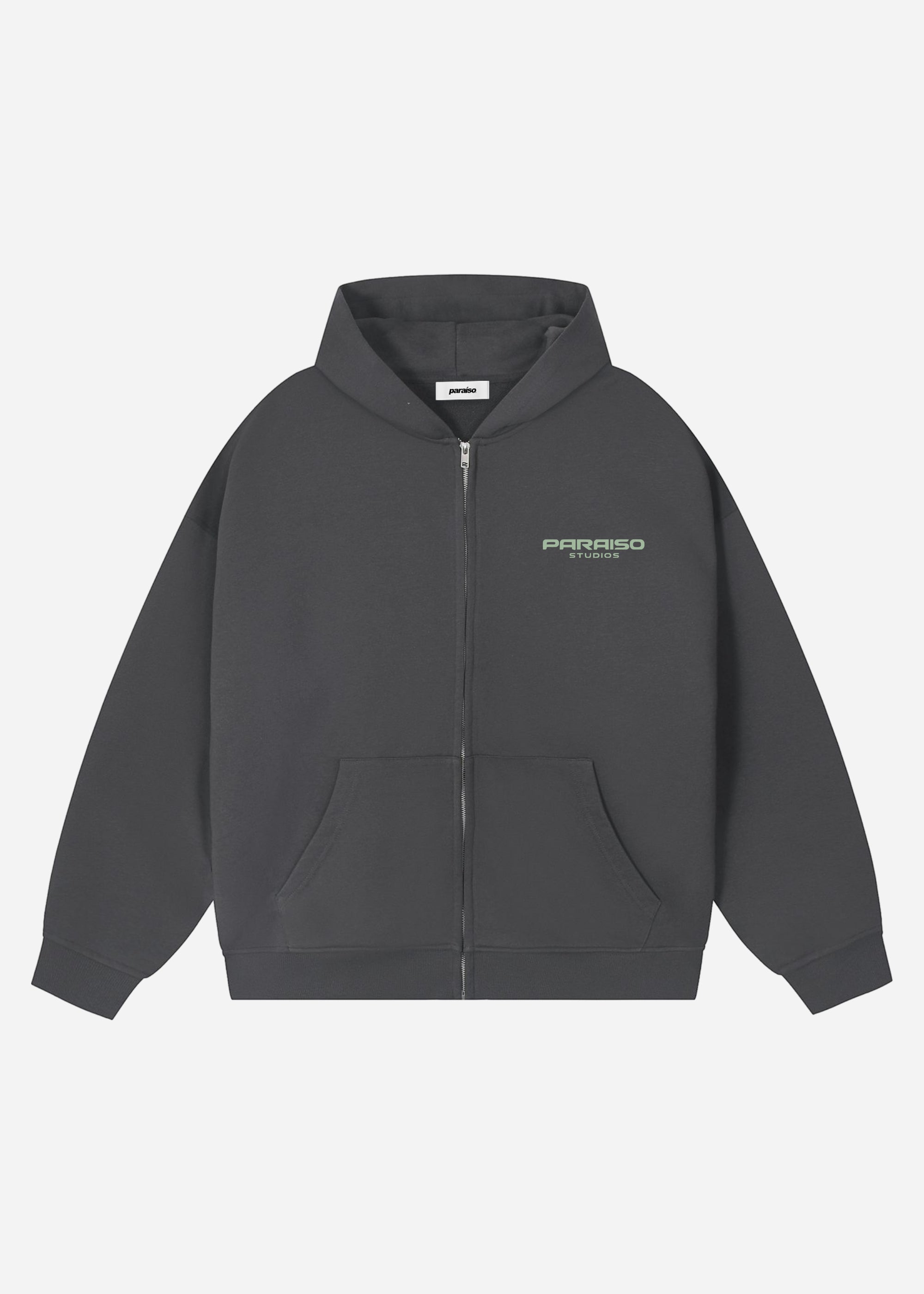 PEGASUS ZIP UP HOODIE CHARCOAL
