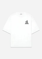 MIGHT F AROUND TEE WHITE