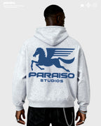 PEGASUS ZIP UP HOODIE GREY