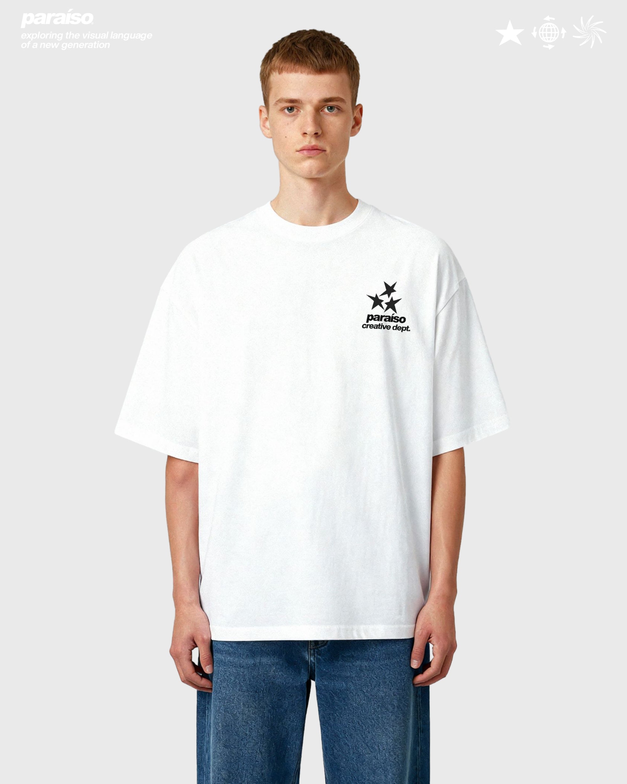 MIGHT F AROUND TEE WHITE