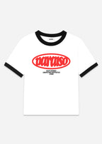 70's RINGER TEE WHITE