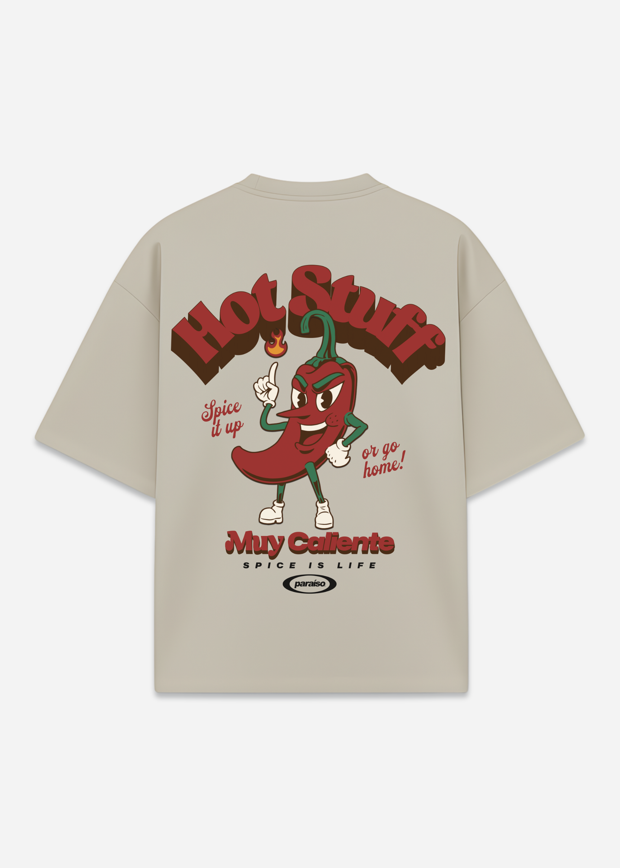 HOT STUFF TEE IVORY
