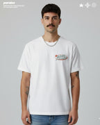 La Pasta d’Paraíso White Heavyweight T-Shirt — Italian Food Graphic Tee, Vintage Tomato Retro Shirt, Pizza Pasta Streetwear Tee, Big Tomato on the back. Pomodoro Sauce, Spaguetti, Fettuccine, Rigatoni, Carbonara Tee.