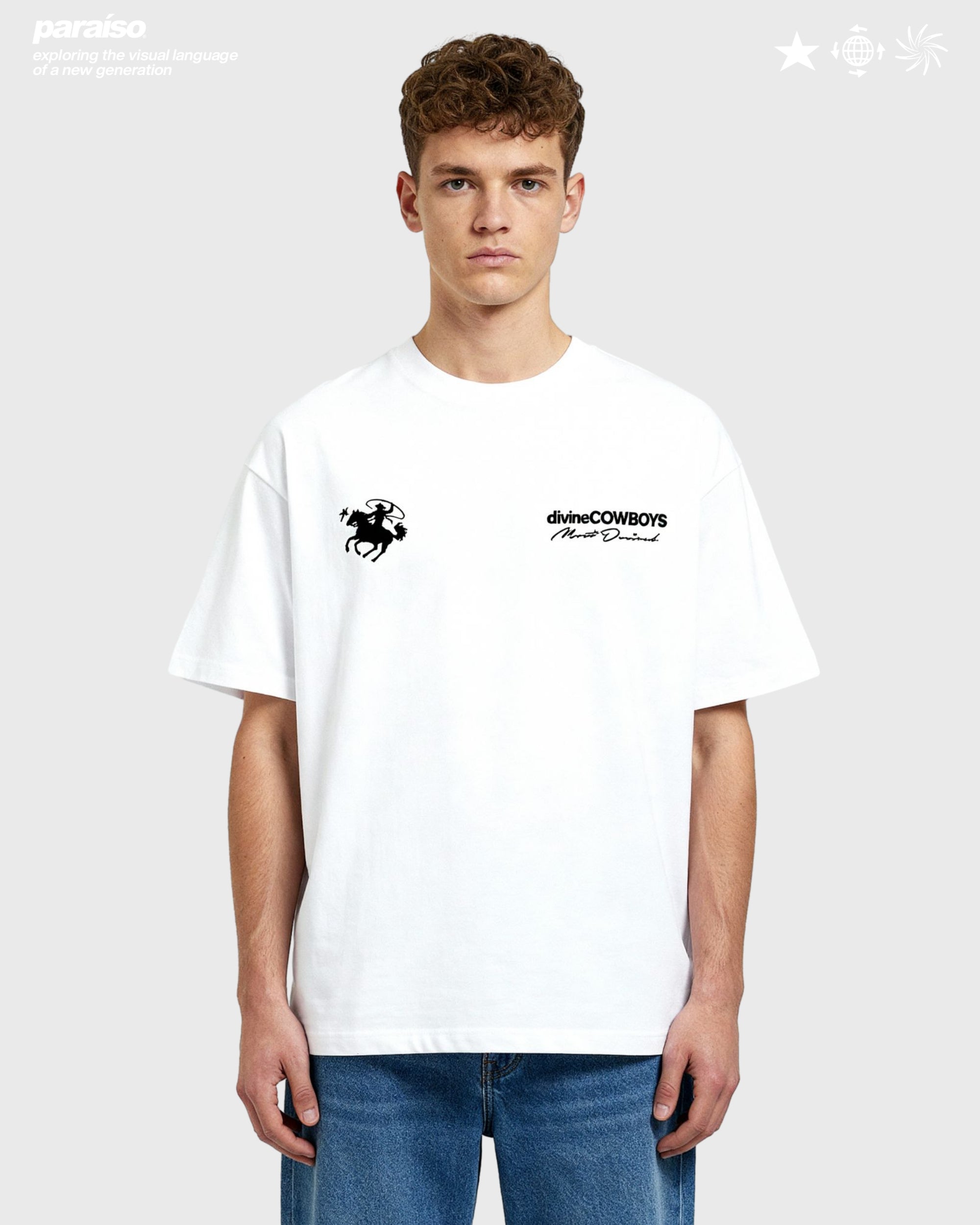DIVINE COWBOYS TEE