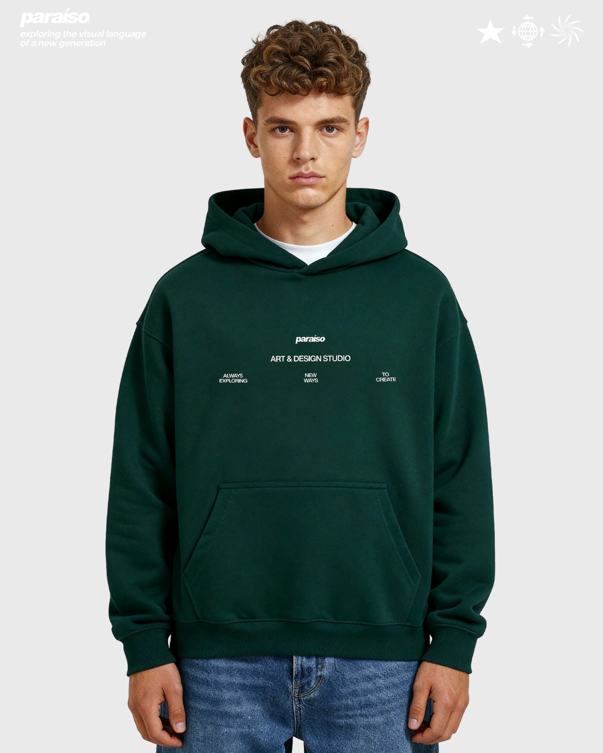 ART & DESIGN STUDIO HOODIE GREEN